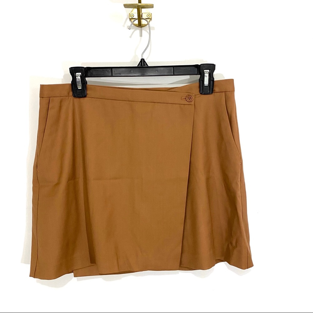 Theory Kirti Mini-Wrap Skirt - Picture 4 of 8